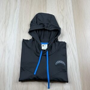 Nike LA Los Angeles Chargers Football On Field Dri-Fit Hoodie Sweatshirt Men XXL